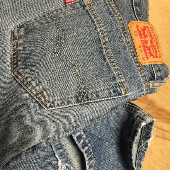 Four Pairs BUNDLE Men’s Levi’s 550 Relaxed Fit Blue Black Jeans 33 x 32 W33 L32 - Picture 3 of 11